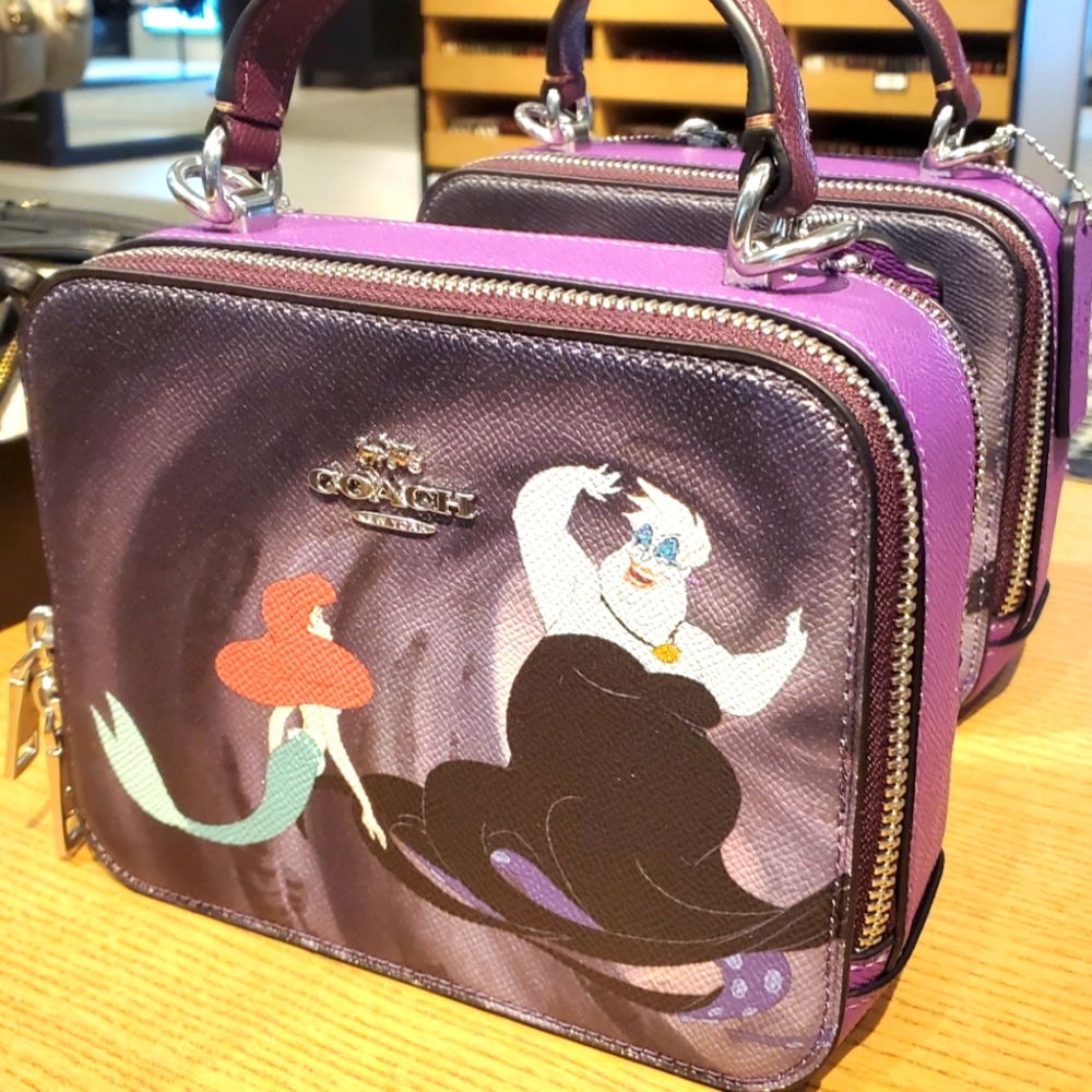Disney X Coach Box Crossbody With Ursula Motif Little Mermaid - Picture 2 of 10